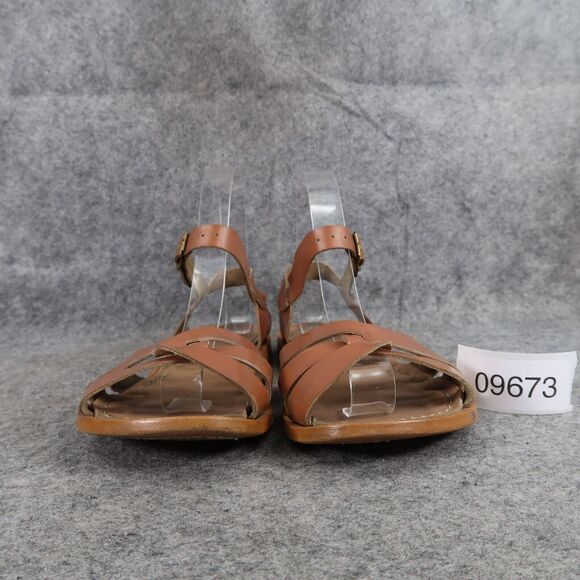 Salt Water Shoes Womens 5 Sandals Classic Leather Hand Stitched Water Friendly - Picture 3 of 13